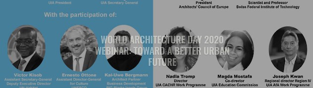UIA - world architecture day 2020 Webinar: toward a better future